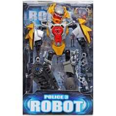 Трансформер "Police 3 Robotʼ, серый (18 см)