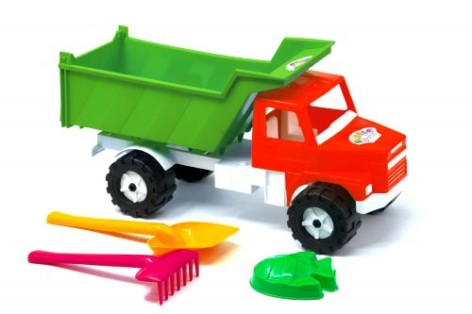 Машинка "Вантажівка Денні класик" з пісочним набором (зелений)