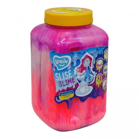Слайм-антистресс "Lovin: Big slime", малиновый