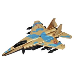 Игрушка инерционная "Истребитель", бронзовый