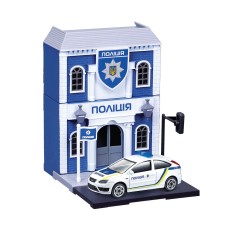 Ігровий набір серії Bburago City - Національна поліція (відділ, автомобіль 1:43)