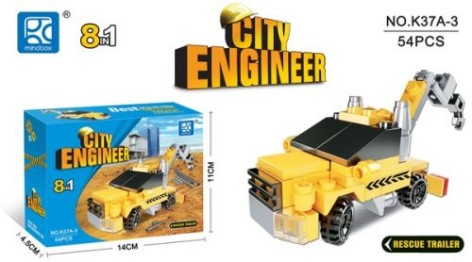 Конструктор "City Engineer" "Спасательное авто" 54 детали