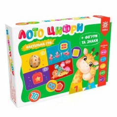 Игра "Лото: цифры+фигуры, знаки и ассоциации" рус