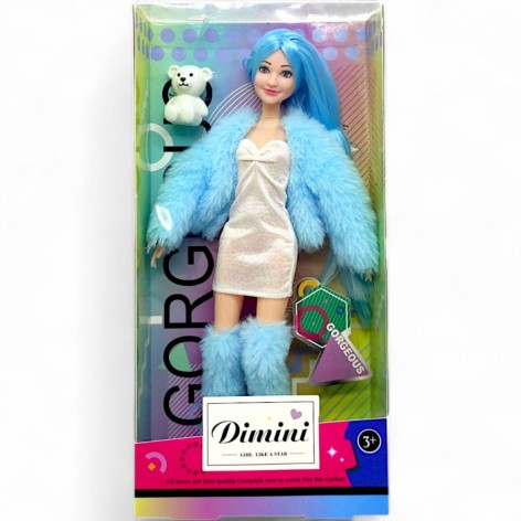 Кукла "Dimini", блакитна