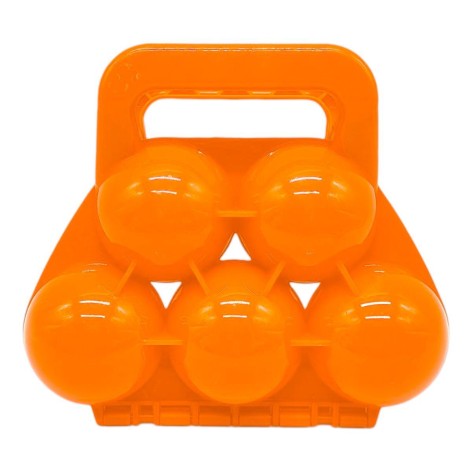 Снежколеп на 5 снежок (Оранжевый)