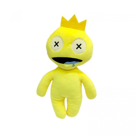 Мягкая игрушка желтый радужный друг, роблокс 30 см.