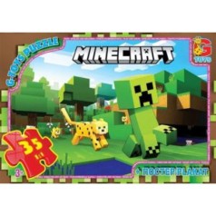 Пазли ТМ "G-Toys" із серії  "Minecraft" (Майнкрафт), 35 ел