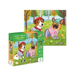 Магнитная игра «Одевалка: Забавные псы»