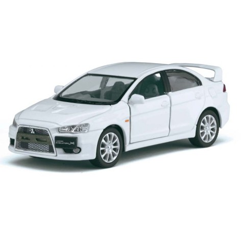 Машинка KINSMART "Mitsubishi Lancer Evolution X" (белая)