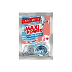 MAXI POWER Средство гранулированное для очистки труб с теплой водой 80 г