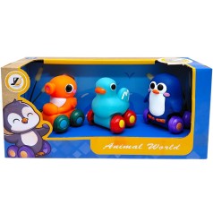 НАБІР ТВАРИНОК НА КОЛЕСИКАХ (ВИД 2)