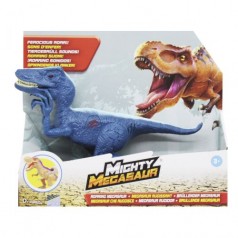 [16900A] Могутній Мегазавр. Динозавр 22см зі звуком та світлом синій