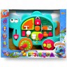 Бізіборд 72024 (36) "WToys", ОЗВУЧУВАННЯ УКРАЇНСЬКОЮ МОВОЮ, казки, пісні, звуки, підсвічування, аналоговий годинник, пальчикові ігри, в коробці