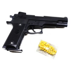 Пістолет P.139 (144шт/2) з кульками в пакеті 27*16 см, розчин іграшки – 22 см