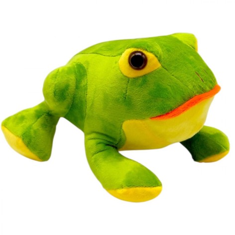 Мʼяка іграшка "Жабеня Квакуша", 16 см (САЛАТОВА)
