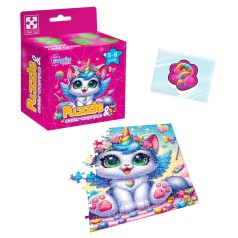 Пазлы с сюрпризом "Котик-единорожка" (укр)