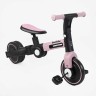 Велосипед 3-х колесный BS-11402 Best Trike колеса EVA переднее 8'', заднее 6'', нейлоновая рама, трансформируется в велобег, подсветка, в коробке