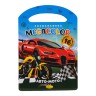 Розмальовка з наліпками Серія MEGACOLOR Авто-мото