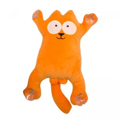 Мягкая игрушка "Кот Саймон" (28см) (ОРАНЖЕВЫЙ)