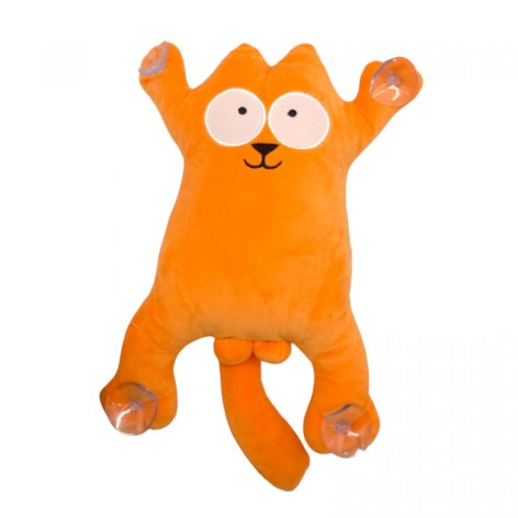 Мягкая игрушка "Кот Саймон" (28см) (ОРАНЖЕВЫЙ)