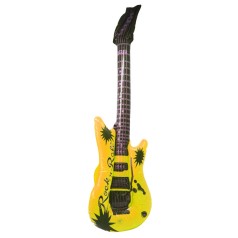 Надувная гитара, желтая