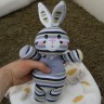 Игрушка мягкая текстильная "Зайка Сэм", 22 см