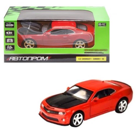 Машинка "Chevrolet Camaro SS" із серії "Автопром", червоний