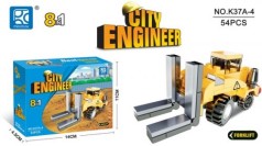 Конструктор "City Engineer" "Грузоподъемник" 54 детали