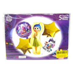 Набір повітряних куль 5шт для створення фотозони "Inside Out Joy"