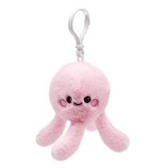 Игрушка-брелок мягконабивная "Розовая медузочка" серия Морские друзья, 9см.