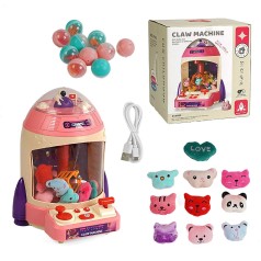 Игровой автомат (подсветки, мелодии, на батарейках и от сети, USB-кабель, в коробке)