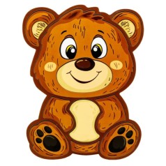 Пазл-складалка "Ведмедик" Puz-22956 PuzzleOk