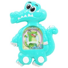 Водная игра с колечками "Крокодил", бирюзовый