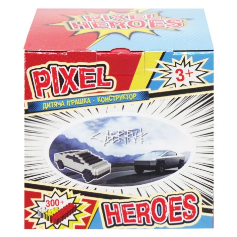 Конструктор "Pixel Heroes: Тесла кибертрак", 620 дет.