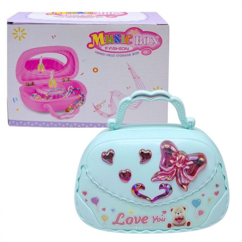 Музична скринька "Сумочка" (БЛАКИТНА)
