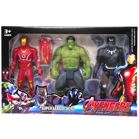 Набір героїв MARVEL 6625 A  3шт.в коробці (ВИД 1)