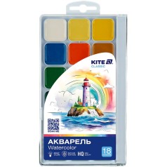 Краски акварельные, 18 цв. Kite Classic