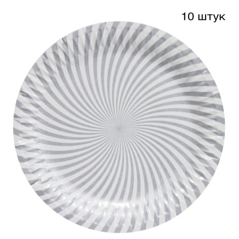 Одноразовые тарелки, белые (10 шт)