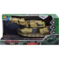 Танк музичний звук, підсвічування, інерція, в коробці