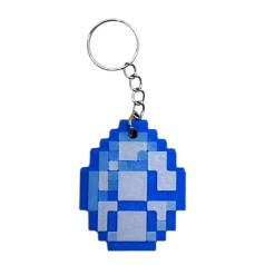 3D Брелоки MINECRAFT / МАЙНКРАФТ 2D DIAMOND / Бриллиант KEYCHAIN, 3D печать