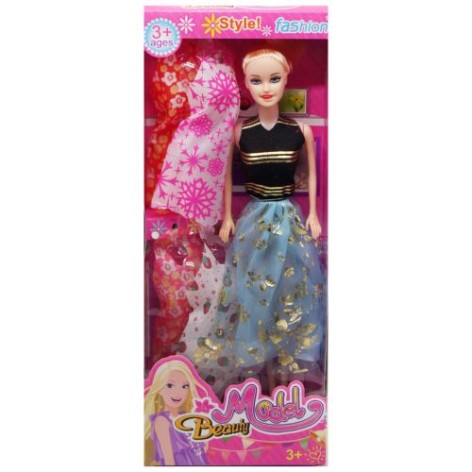 Кукла с нарядами "Model" в сером (вид 3)