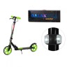 Самокат "Galaktika Scooter", зелений