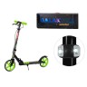 Самокат "Galaktika Scooter", зелений