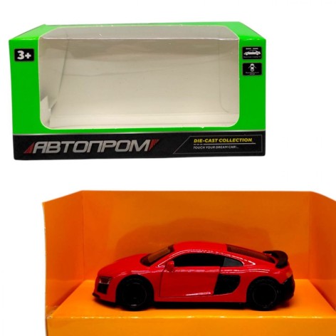 Машинка металева "АВТОПРОМ. AUDI R8" (ЧЕРВОНА)