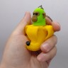 Брелок 3d печать "БРЕЙНРОТ. ШИМПАНЗИНИ БАНАНИНИ", KEYCHAIN