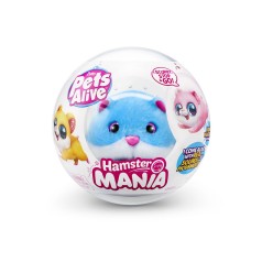 Інтерактивна мʼяка іграшка PETS ALIVE S1 – КУМЕДНИЙ ХОМ’ЯЧОК (блакитний)