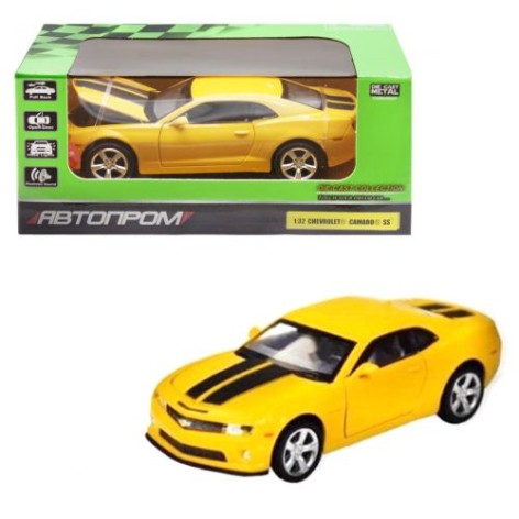Машинка "Chevrolet Camaro SS" із серії "Автопром", жовтий