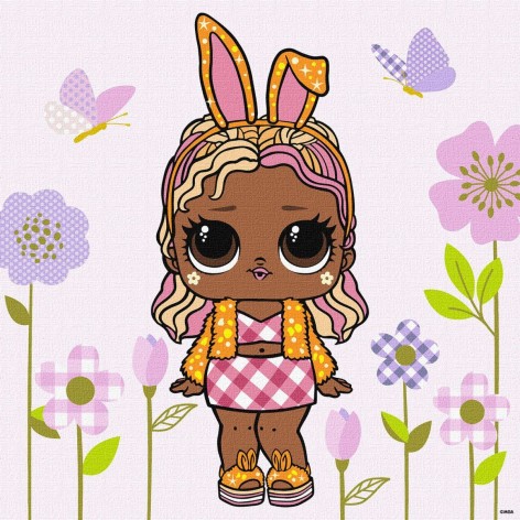 Картина за номерами - L.O.L. Surprise! Spring Bling BossBunny (30х40 см)