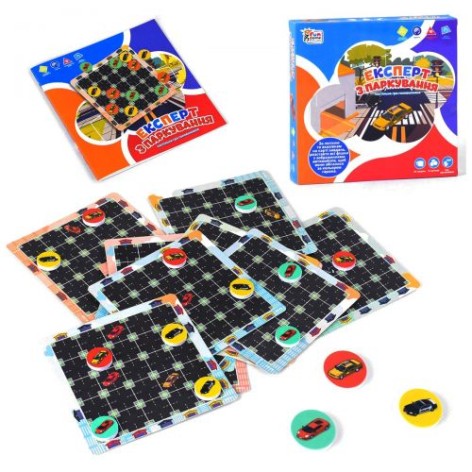 Уценка. 96254 [UKB-B0033] гр Настольная игра "Екcперт з паркування" UKB-B 0033 (12) "Fun Game" на украинском языке, в коробке [Коробка]   - Повреждена упаковка.