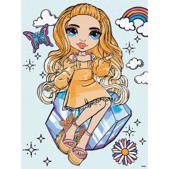 Картина по номерам "Rainbow High Poppy Rowan" 30х40 см
